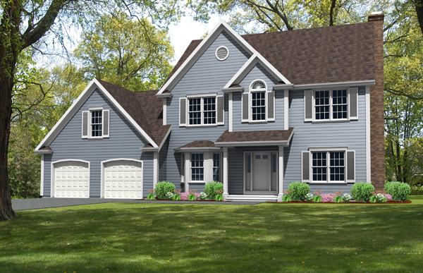 Colonial Home front elevation